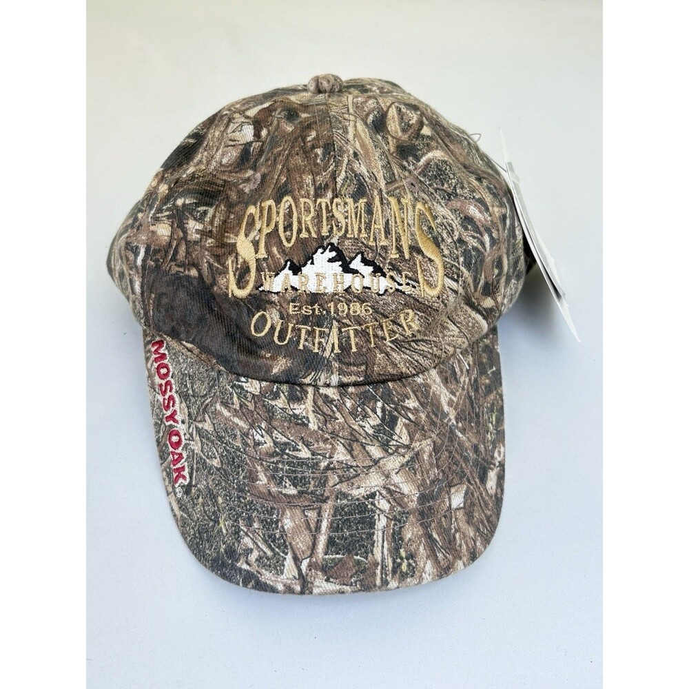 Sportsman’s Outfitters Mossy Oak Camo Ball Cap NEW Adjustable Hunt Outdoors